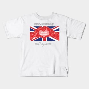 Royal wedding  harry and Meghan Kids T-Shirt